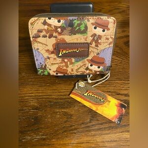 Funko Pop and Indiana Jones Wallet - Brown and Tan